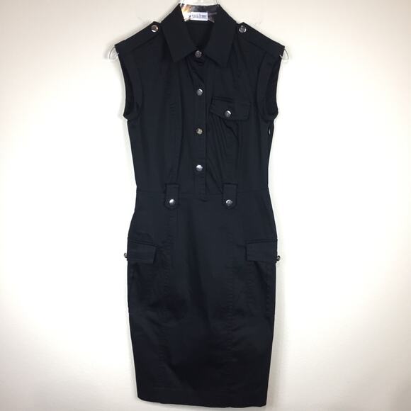 Marvin Richards | Black Cargo Dress | Sz 2 - Picture 1 of 7